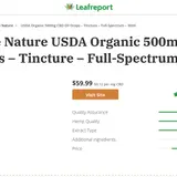 USDA Organic CBD Oil Drops thumbnail