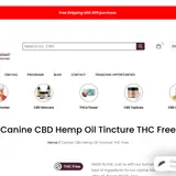 Canine CBD Hemp Oil Tincture THC Free thumbnail