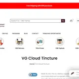 VG Cloud Tincture - CBD Hemp Oil thumbnail