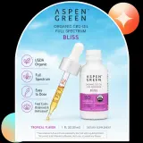Bliss Organic Full Spectrum CBD Oil thumbnail