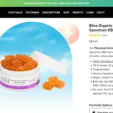 Bliss Organic Full Spectrum CBD Gummies thumbnail