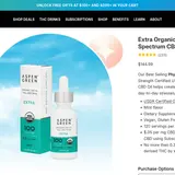 Extra Organic Full Spectrum CBD Oil - Mint thumbnail