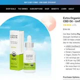 Extra Organic Full Spectrum CBD Oil - Unflavored thumbnail