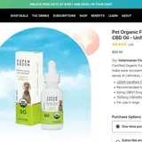 Pet Organic Full Spectrum CBD Oil - Unflavored thumbnail