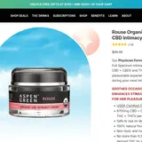 Rouse Organic Full Spectrum CBD Intimacy Cream thumbnail
