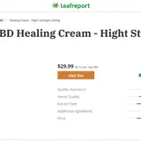 CBD Healing Cream - Hight Strength thumbnail