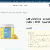 Lift Gummies - Lemon thumbnail