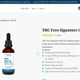 THC Free Signature CBD Oil thumbnail