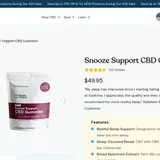 Snooze Support CBD Gummies thumbnail