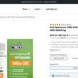 Full Spectrum CBD Soft Gel Capsules thumbnail