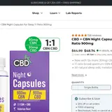 CBD + CBN Night Capsules for Sleep thumbnail