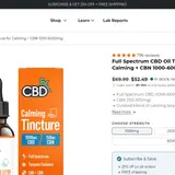 CBD + CBN Oil Calming Tincture thumbnail