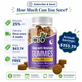 CBD Gummies for Sleep with Melatonin thumbnail