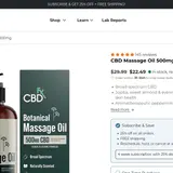 CBD Massage Oil thumbnail