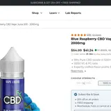 Blue Raspberry CBD Vape Juice thumbnail
