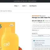 Mango Ice CBD Vape Pen thumbnail