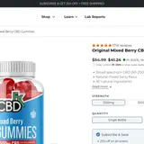 Original Mixed Berry CBD Gummies thumbnail