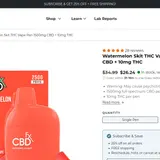Watermelon Skit THC Vape Pen thumbnail