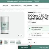 CBD Targeted Relief Stick thumbnail