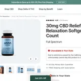 CBD Relief & Relaxation Softgels thumbnail