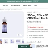 CBN + CBD Sleep Tincture thumbnail