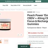 Peach Power Focus & Recharge Gummies thumbnail