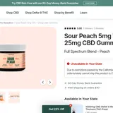 Sour Peach Gummies thumbnail