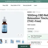 CBD Relief & Relaxation Tincture thumbnail