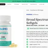 Broad Spectrum CBD Softgels thumbnail