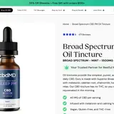 Broad Spectrum CBD PM Oil Tincture thumbnail