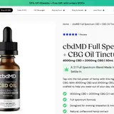 Full Spectrum CBD + CBG Oil Tincture thumbnail