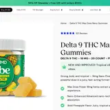 Delta 9 THC Max Dose Nano Gummies thumbnail