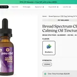 Broad Spectrum CBD Dog Calming Oil Tincture thumbnail