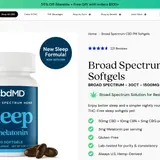 CBD PM Broad Spectrum CBD Sleep Softgels thumbnail