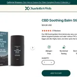 CBD Soothing Balm Stick thumbnail