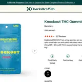 Knockout THC Gummies Blackberry thumbnail