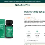 Daily Care CBD Soft Gel Capsules thumbnail