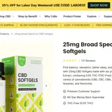Broad Spectrum CBD Softgels thumbnail