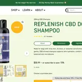 Replenish CBD Dog Shampoo thumbnail