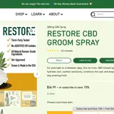 Restore CBD Groom Spray thumbnail