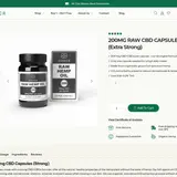Raw CBD Capsules Extra Strong thumbnail