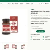Raw CBD Capsules Strong thumbnail