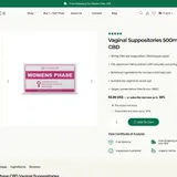 Women’s Phase CBD Suppositories thumbnail