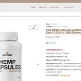 Full Spectrum CBD Capsules thumbnail