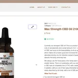 Max Strength CBD Oil thumbnail