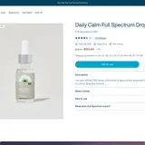 Daily Calm Full Spectrum Drops thumbnail