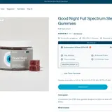 Good Night Full Spectrum Sleep Gummies thumbnail
