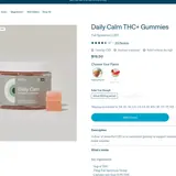 Daily Calm THC+ Gummies thumbnail