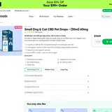 Small Dog & Cat CBD Pet Drops thumbnail