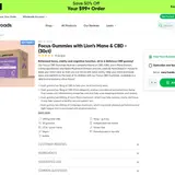 Focus Gummies with Lion’s Mane & CBD thumbnail